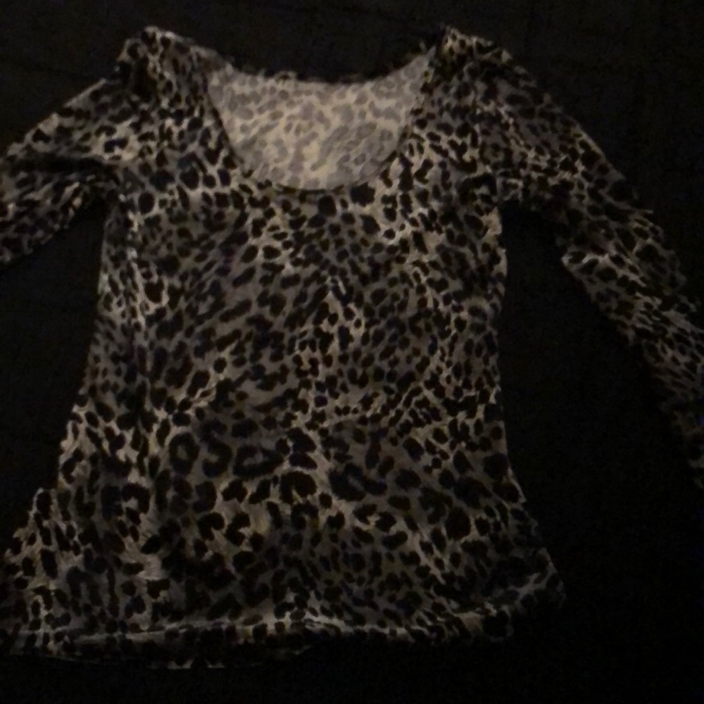 Animal Print Blouse